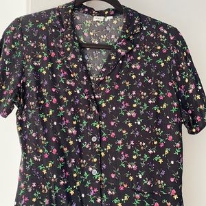 Gap 90’s button down floral dress